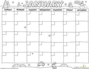 Create a Calendar! | Worksheet 