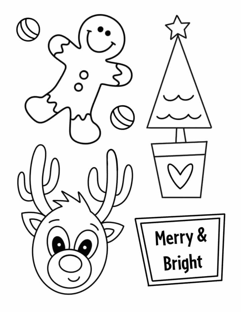 preschool christmas worksheet free