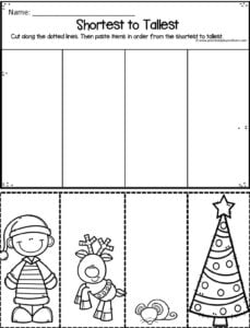 ? FREE Printable Christmas Worksheets for Preschool