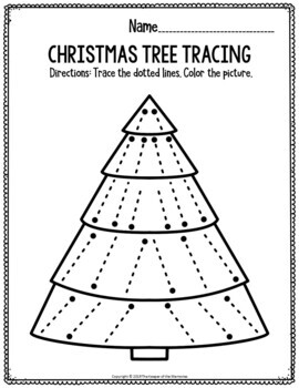 preschool christmas worksheet printables