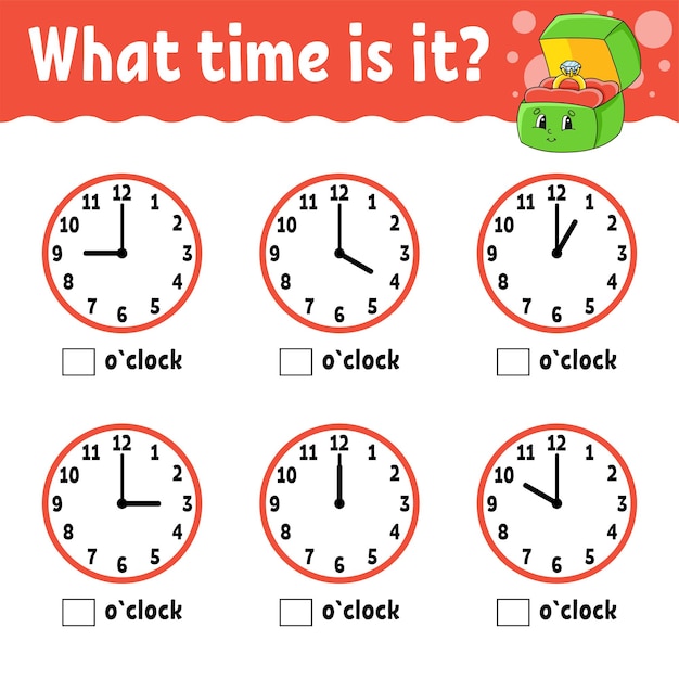 Telling Time Worksheets: Free Learning to Tell Time Printable PDF