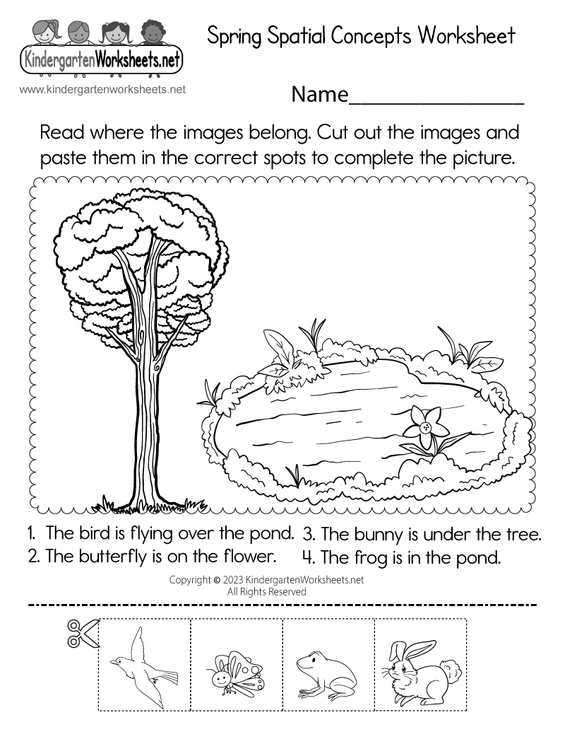 preschool concept worksheet