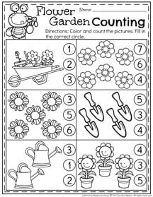 May Preschool Worksheets - Planning Playtime