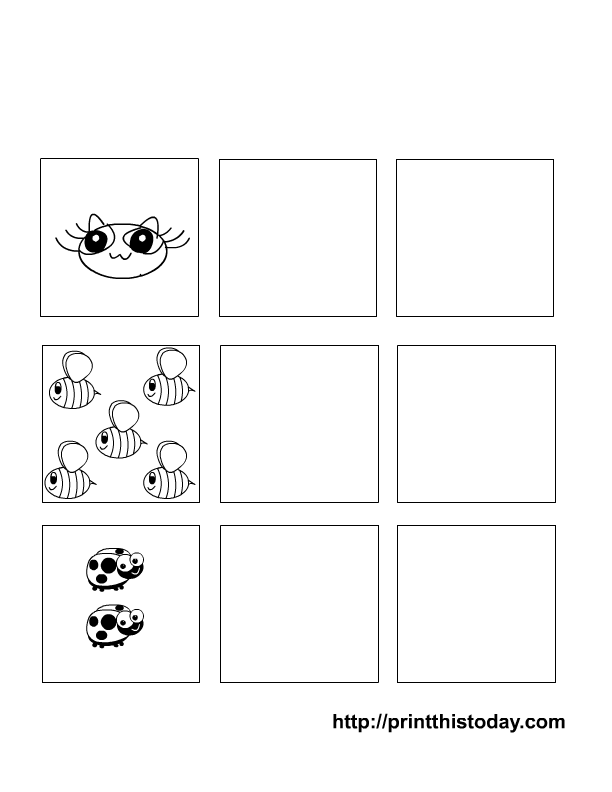 Writing and Counting Numbers 1-5 Preschool Maths Worksheets