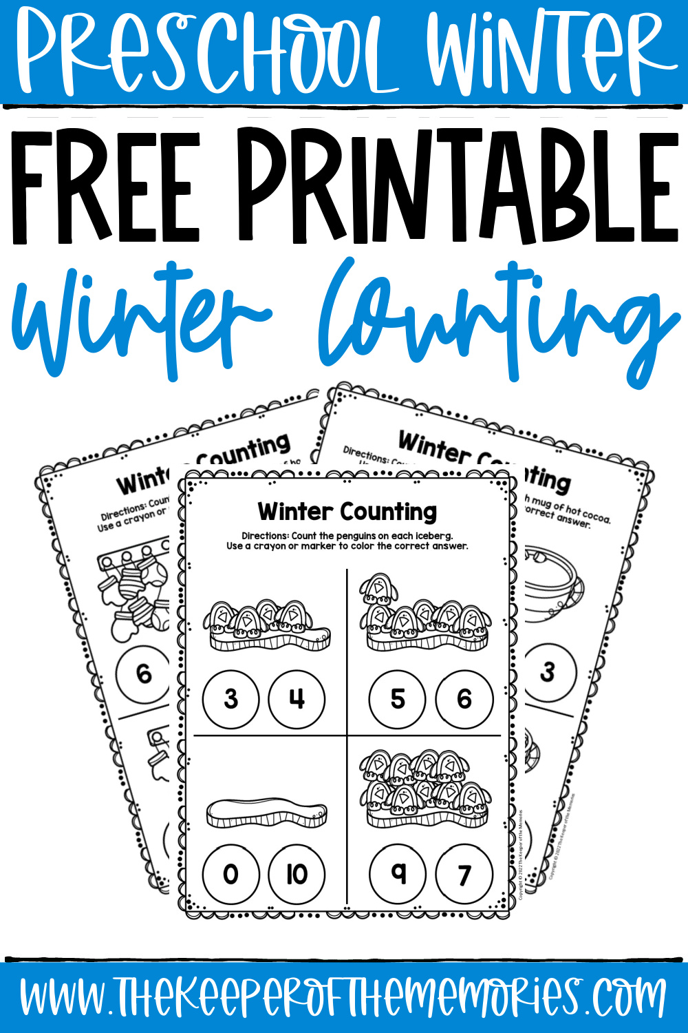 Child kids preschool counting learn worksheet Vector Image ...