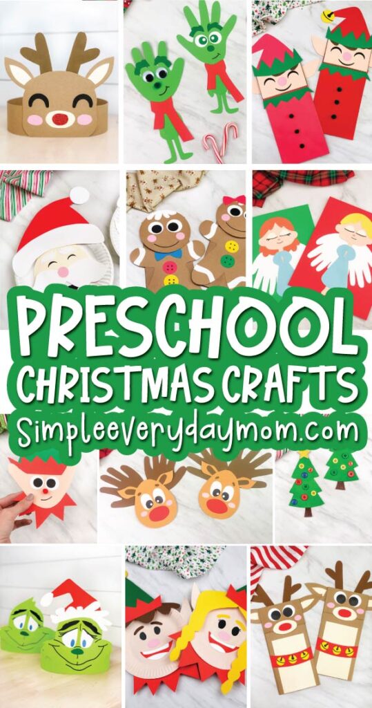 52 Festive Christmas Crafts For Kids [Free Templates]