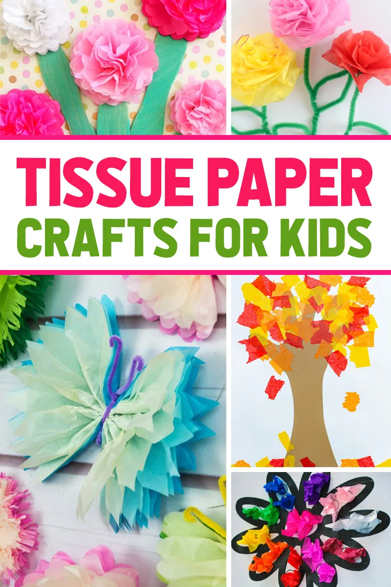 20 Easy Tissue Paper Crafts for Preschooler