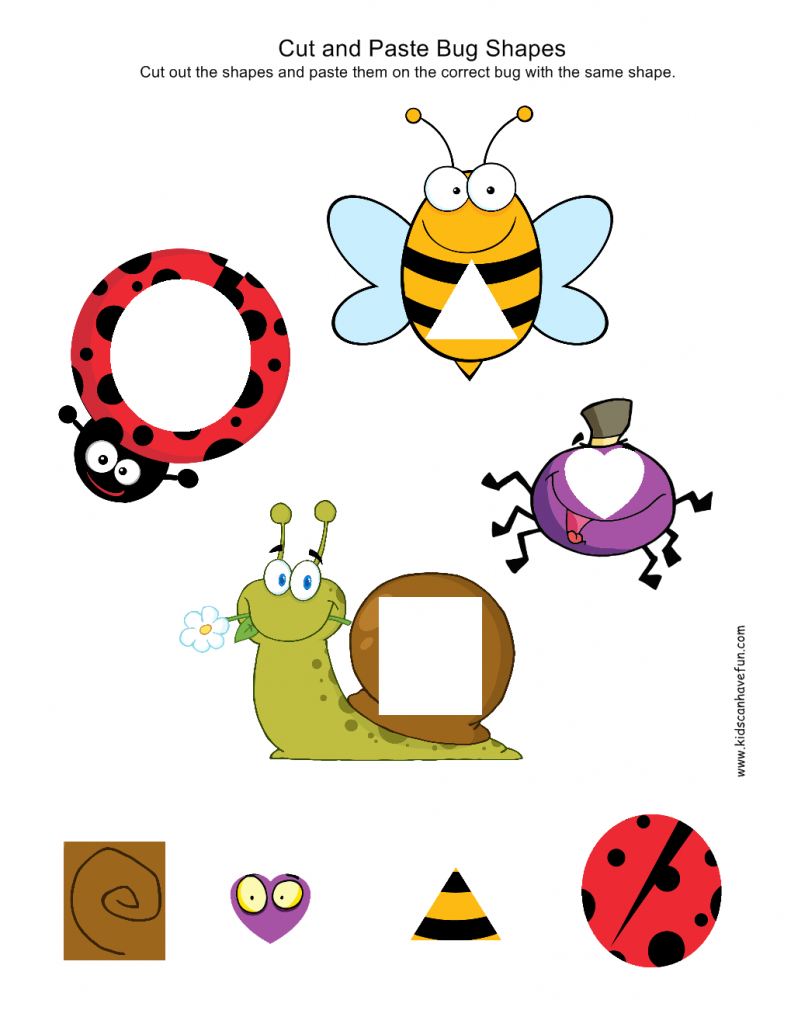 preschool cut and paste