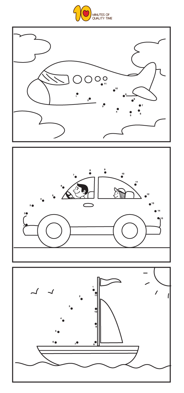 Easy Dot to Dot Printables | Dot to dot printables, Math ...