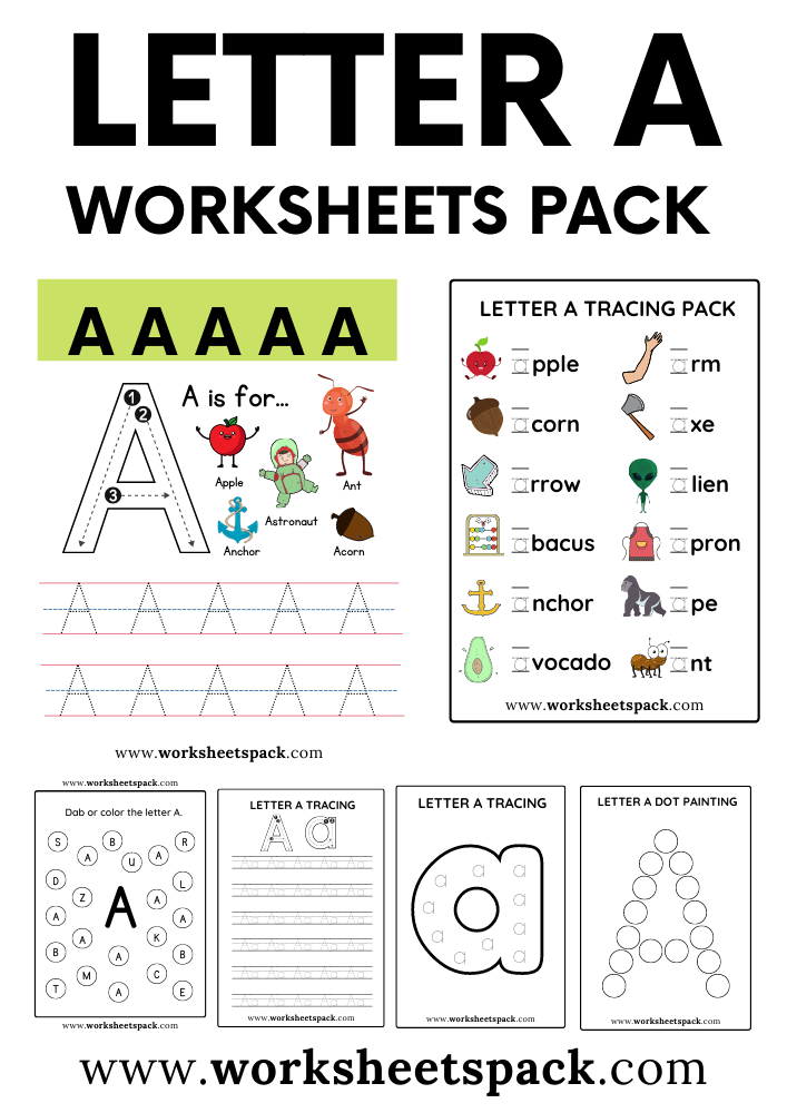 preschool english worksheet free printable