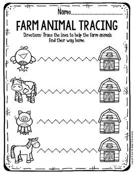 FREE Preschool Farm Theme Printable Worksheets by The Keeper of ...