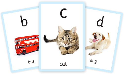 preschool flash cards free