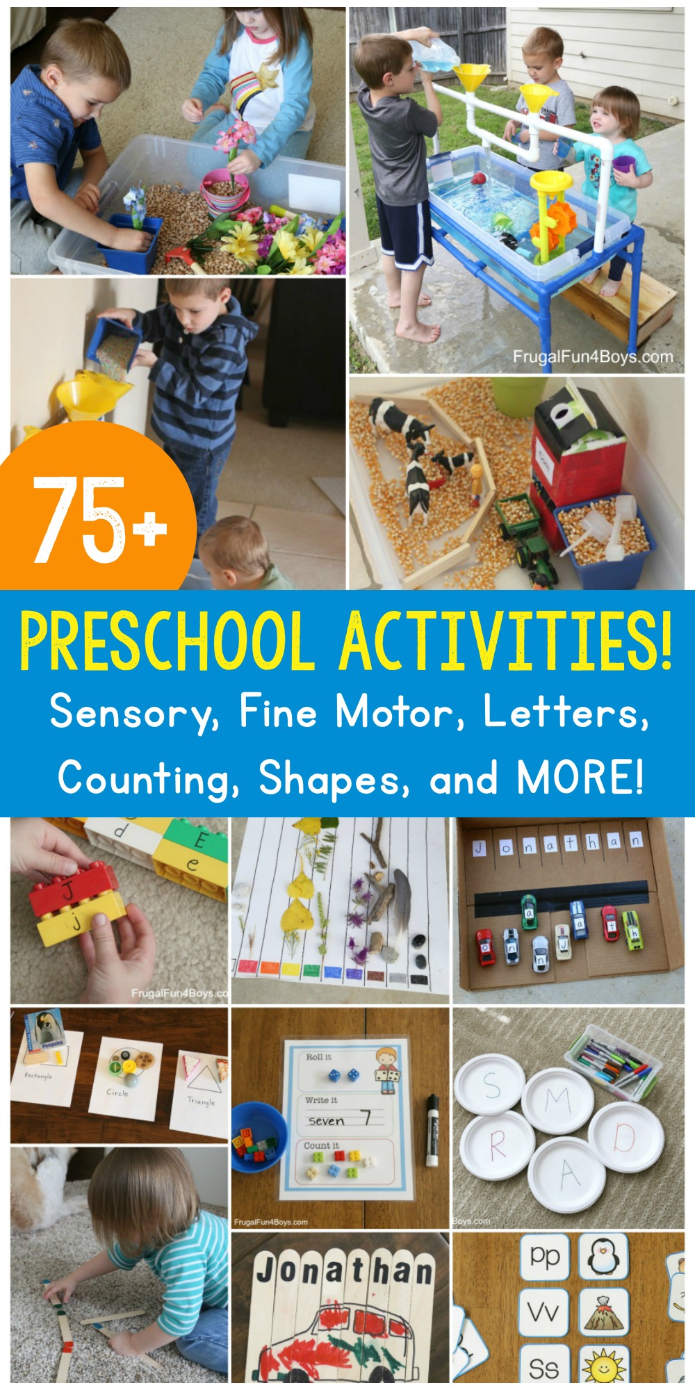 75+ of the BEST Simple Activities for Busy Preschoolers - Frugal ...