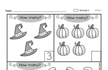 preschool halloween worksheet free