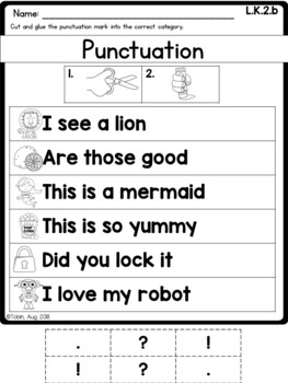 Kindergarten Language Worksheets - Elementary Nest