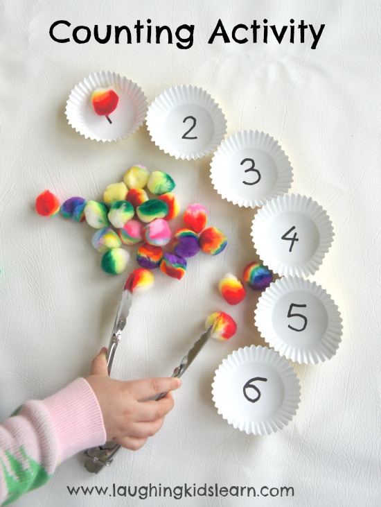 Simple counting activity for children - Laughing Kids Learn