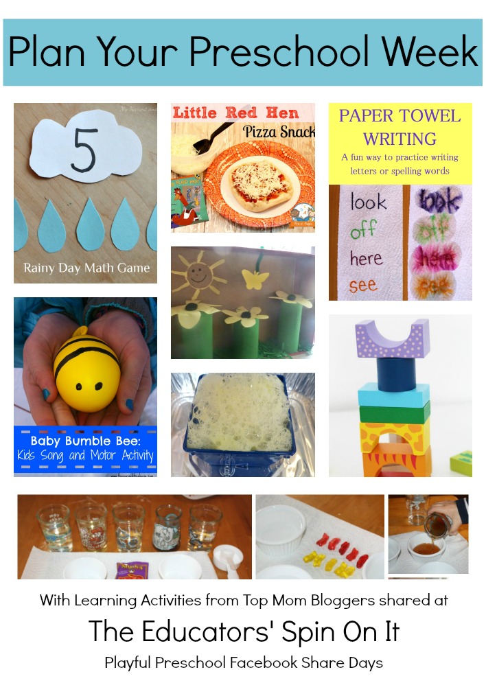 Playful Preschool Lesson Plans - The Educators Spin On It