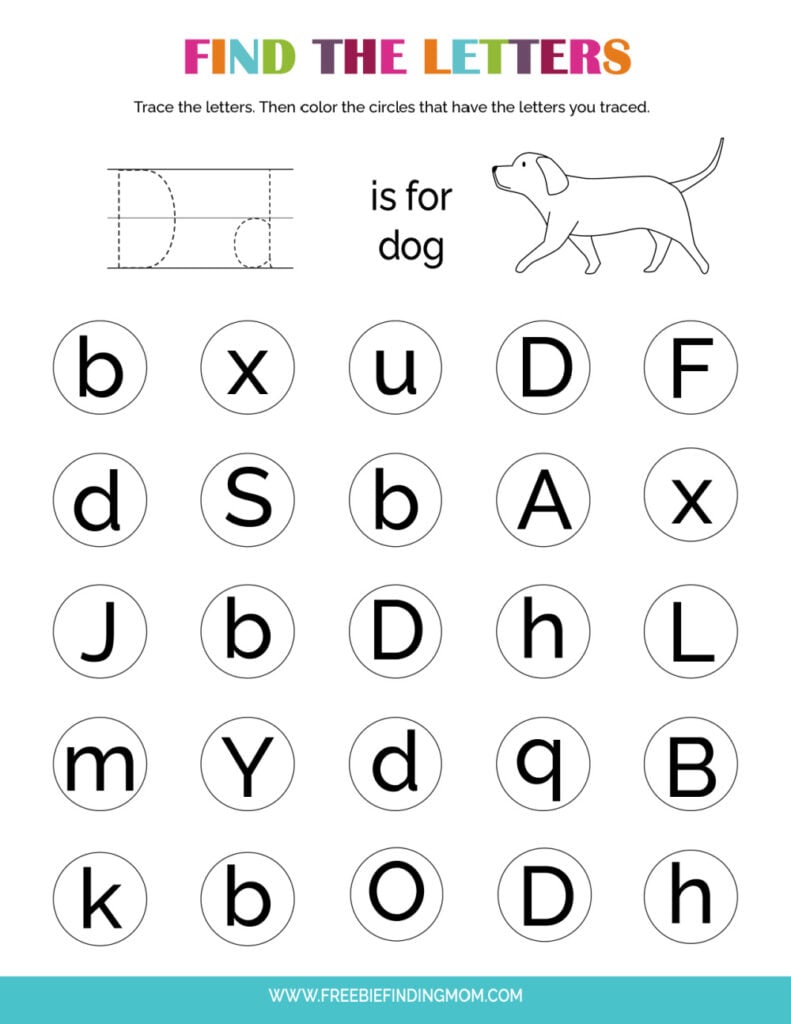 The Letter D Worksheets For Preschoolers 3 PDFs Freebie The Letter D Worksheets For Preschoolers 3 PDFs Freebie