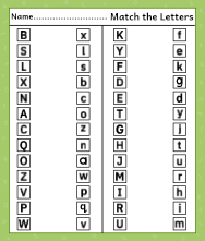 preschool letter homework