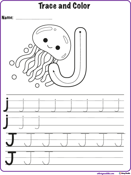 preschool letter j