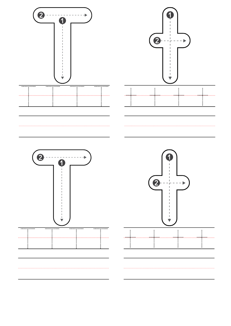 FREE Letter T Worksheets For Preschool The Hollydog Blog Worksheets Free letter t worksheets for preschool the hollydog blog worksheets