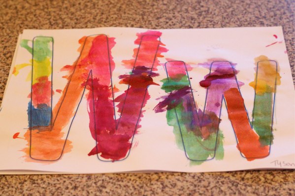 preschool letter w