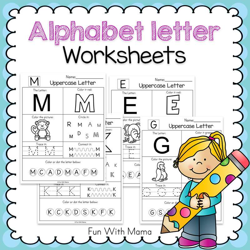 preschool letter workbooks