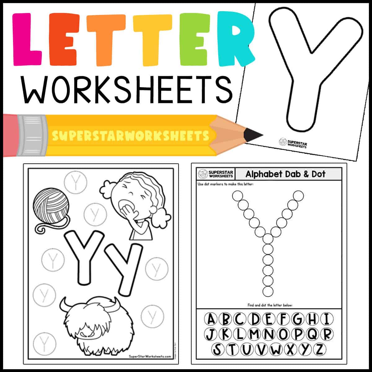 preschool letter worksheet free printable
