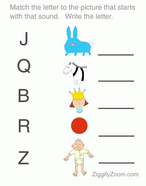 Alphabet Letter Worksheet -