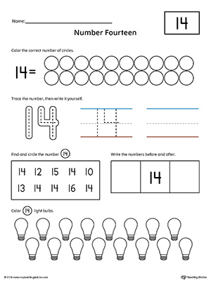 Preschool Math Printable Worksheets | MyTeachingStation.com