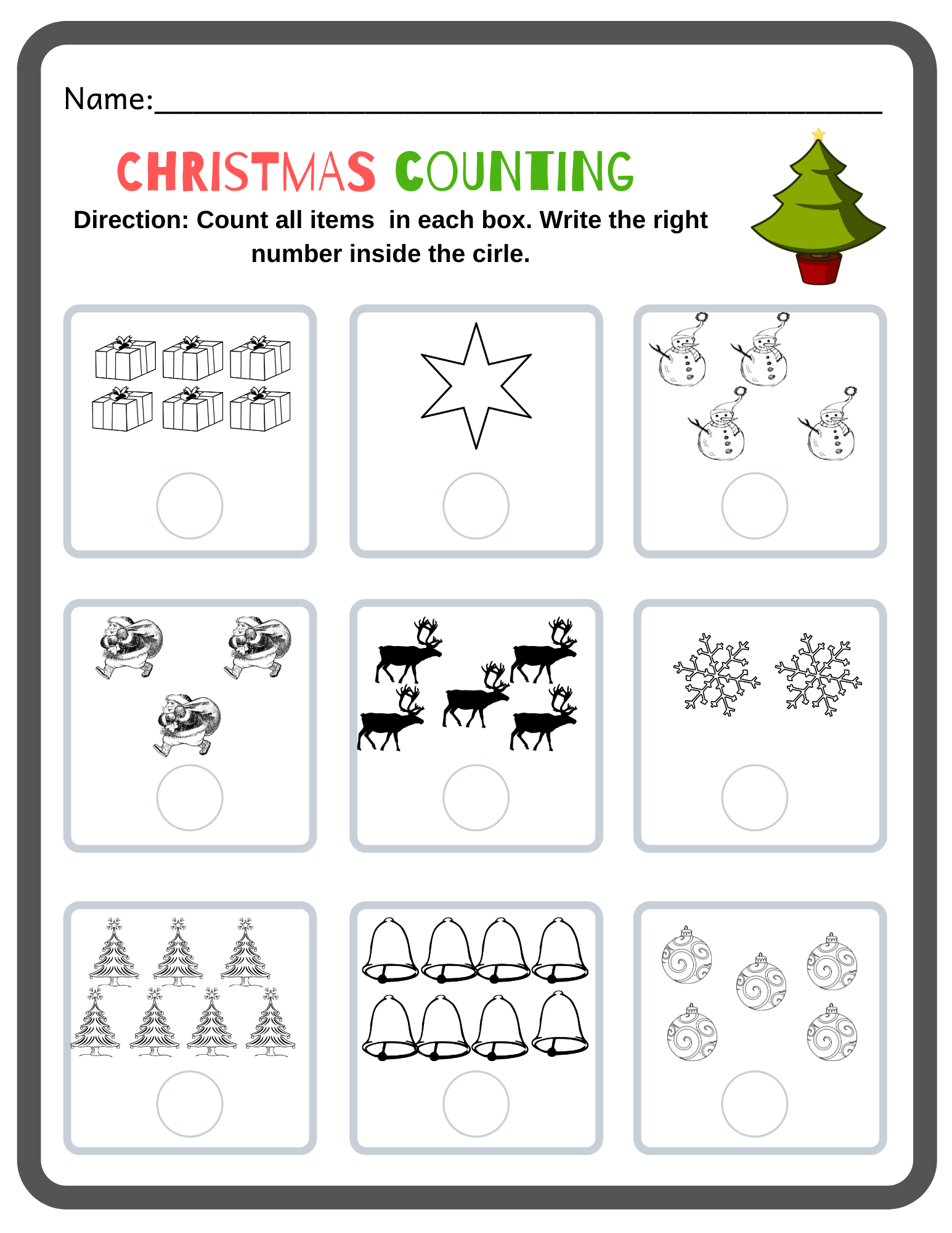 preschool math