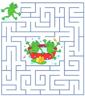 preschool maze puzzles to print