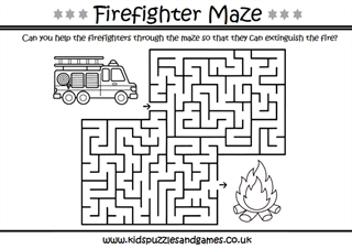 preschool maze puzzles to print
