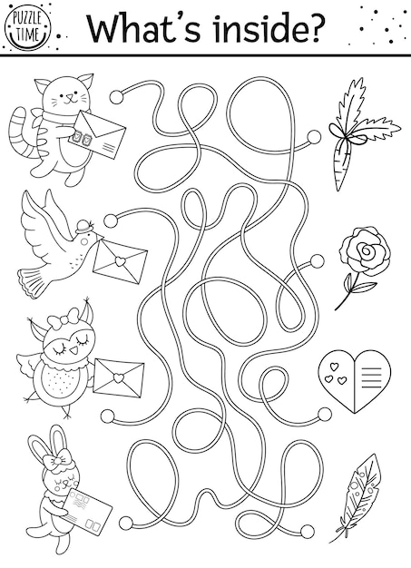 preschool maze puzzles to print