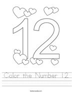 preschool number 12