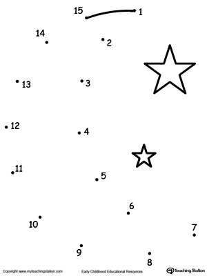 Early Childhood Dot-to-Dot Worksheets | MyTeachingStation.com