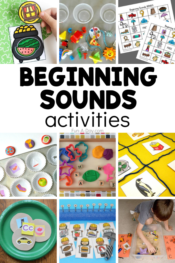 25+ Beginning Sounds Activities and Printables - Fun-A-Day!