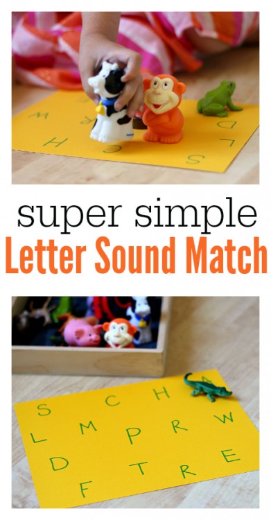 Super Simple Letter Sounds Matching - No Time For Flash Cards