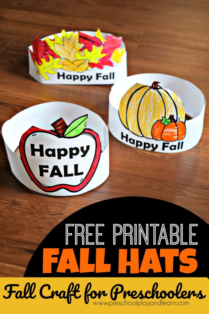 preschool printable hats