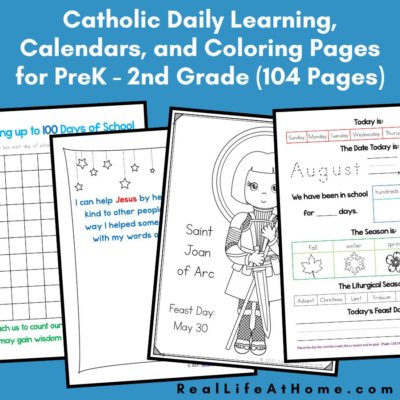 Themed Preschool Printable Packets Archives - Real Life at Home