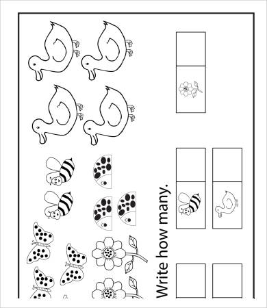 preschool printable worksheet free download