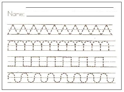 preschool printables handwriting worksheet
