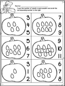 preschool printables thanksgiving worksheet