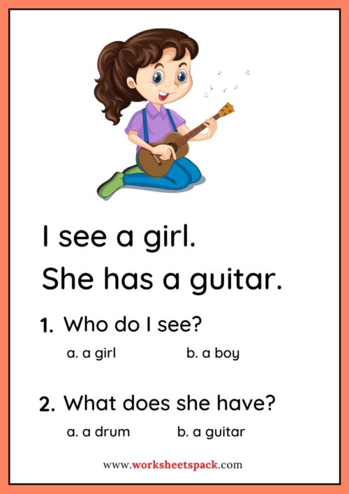 Free Preschool Reading Worksheets - worksheetspack