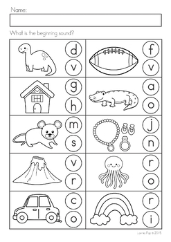 preschool review worksheet