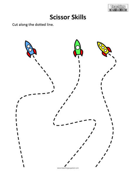 preschool scissor skills worksheet