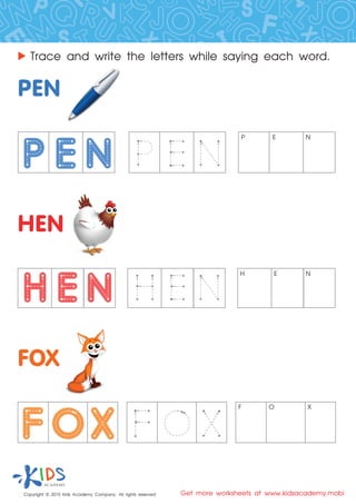 Spelling Test Paper, Kindergarten, Elementary, Preschool Printable,  Worksheet, Practice Writing, Handwriting