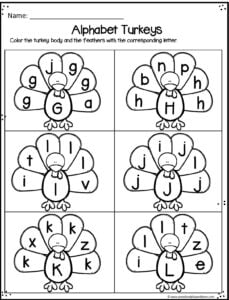 ? FREE Printable Thanksgiving Worksheets for Preschoolers