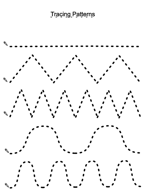 preschool tracer worksheet