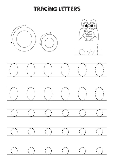 preschool tracing letters worksheet